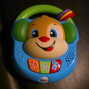 Fisher-Price Blue and Green Puppy Toy